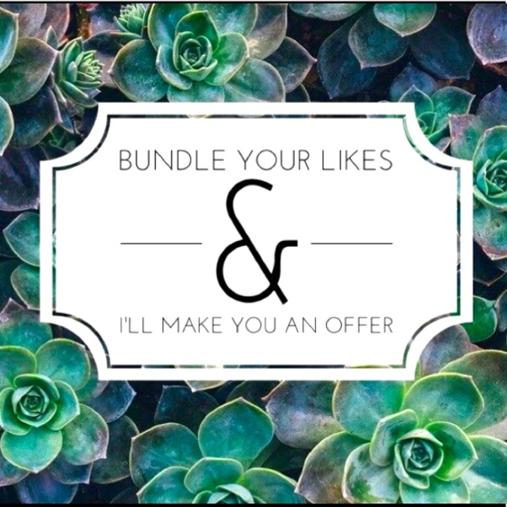 Bundle your likes and save!!!